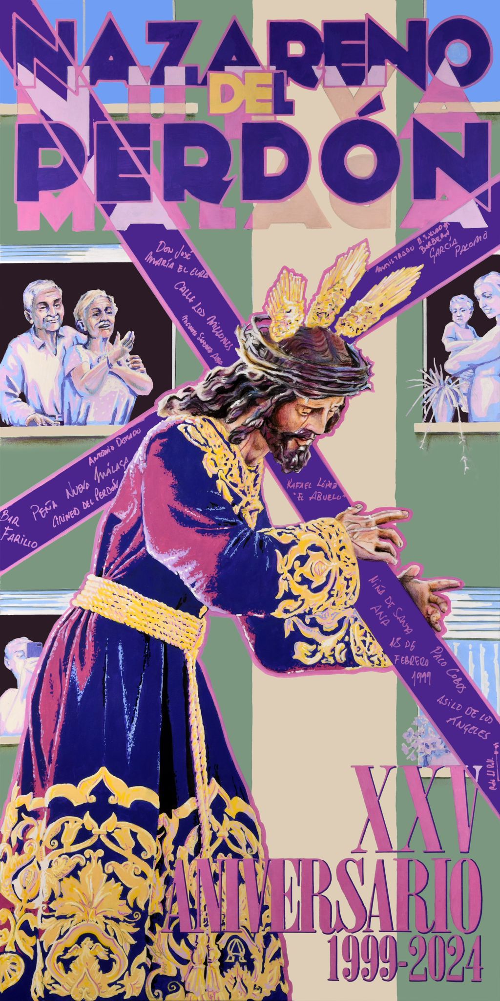 Cartel XXV aniversario Jesús Nazareno del Perdón