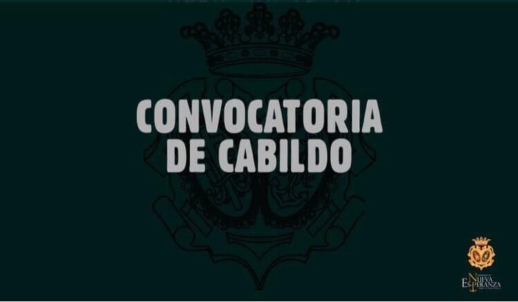 Convocatoria de Cabildo de Cuentas y Cabildo Extraordinario 2021
