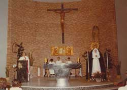 Bendición de la Virgen 1 de noviembre 1977