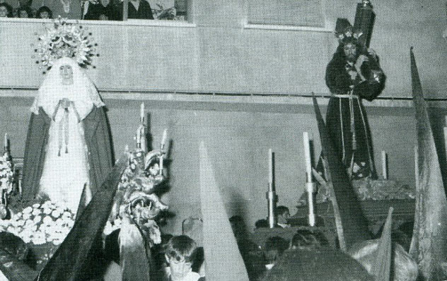 Primera salida procesional de María Santísima de Nueva Esperanza 1978